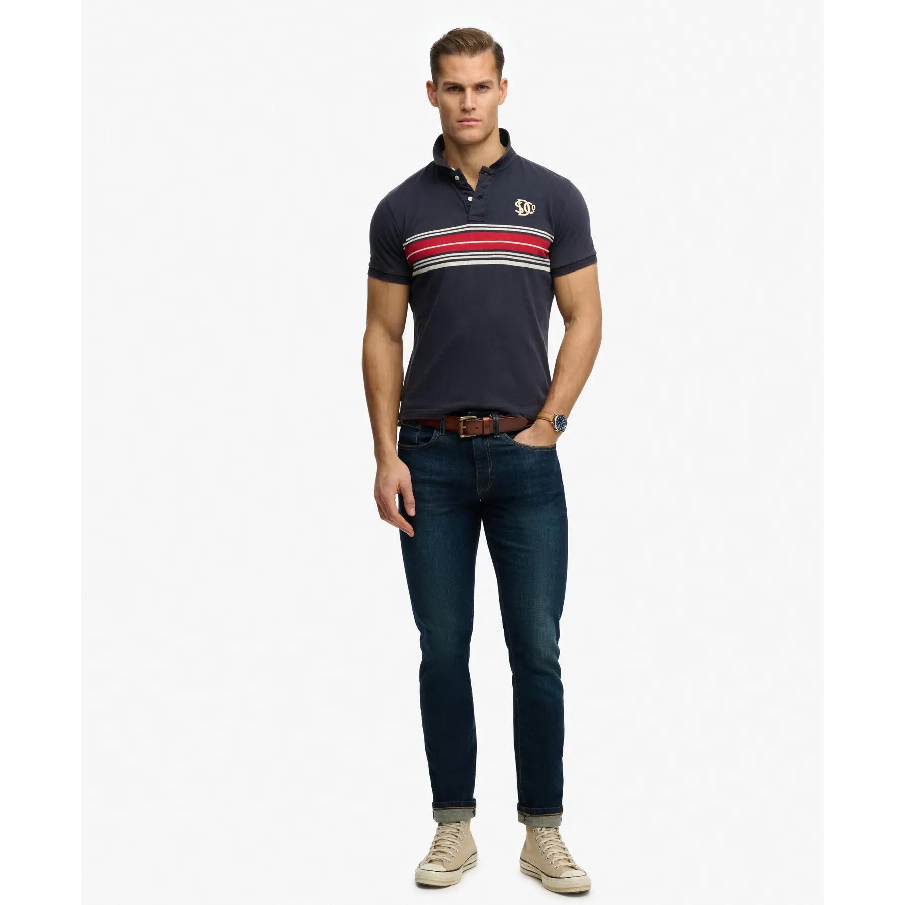 Koszulka polo w paski Superdry Vintage 3/7