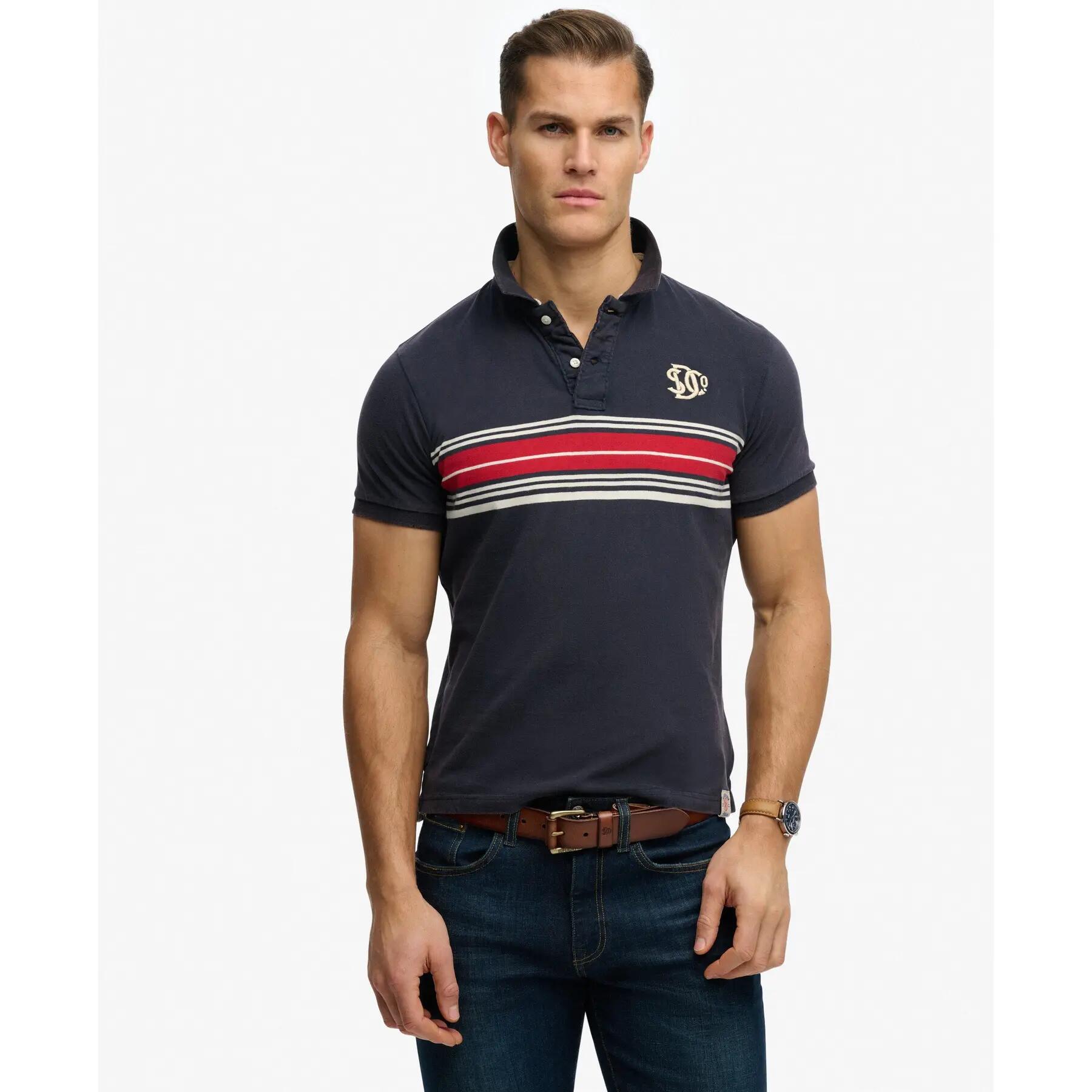 Koszulka polo w paski Superdry Vintage 2/7
