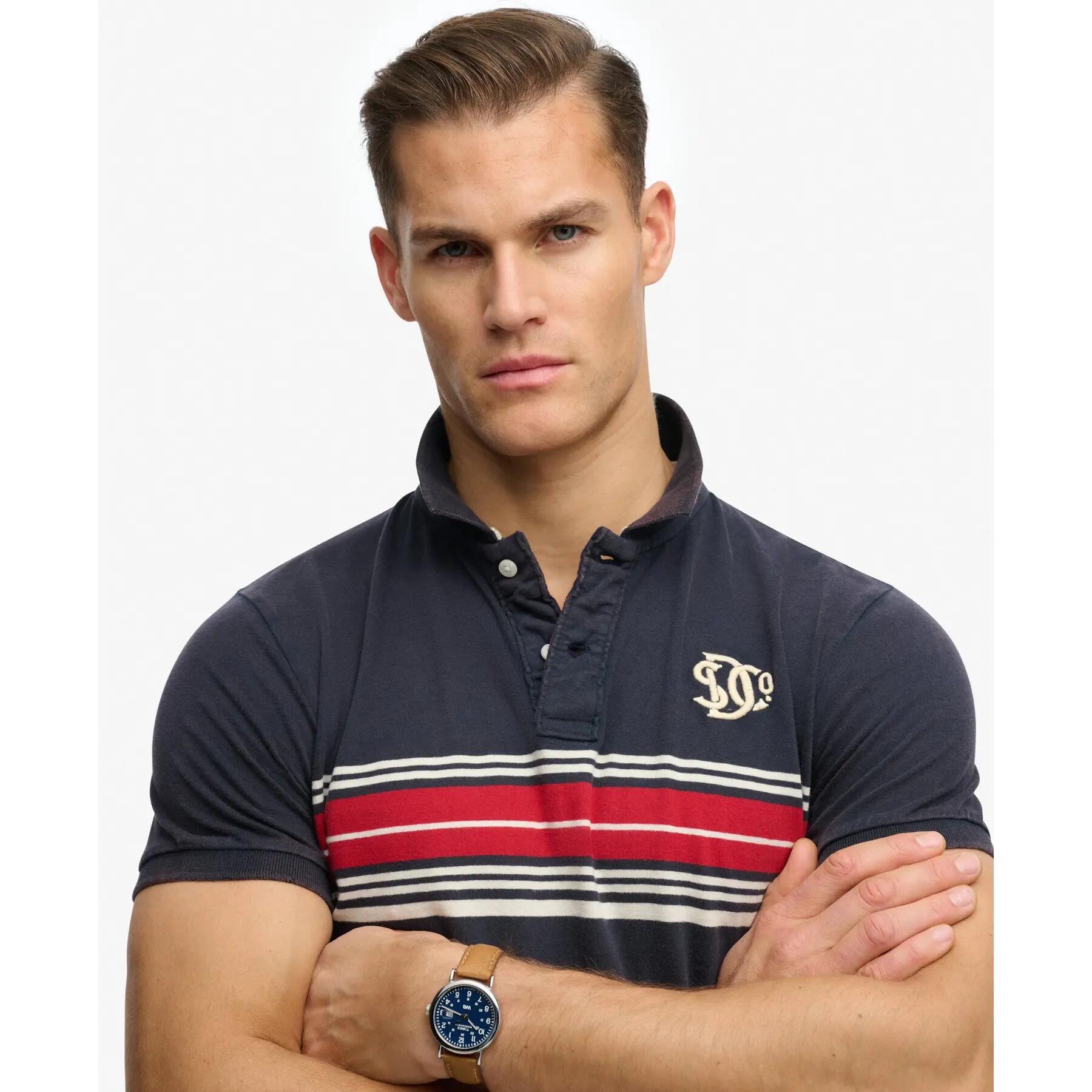 Koszulka polo w paski Superdry Vintage 5/7