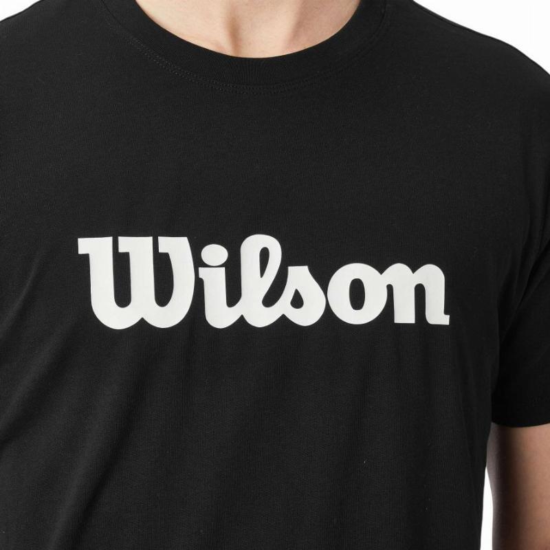 Camiseta preta com gráfico do Wilson Team 3/5
