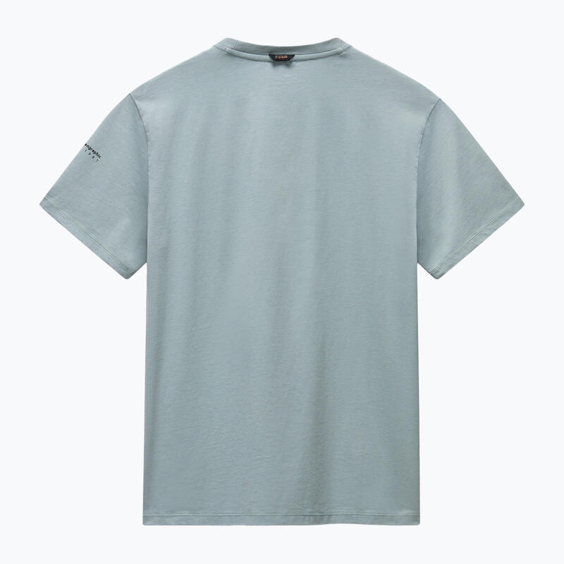 Tricou bărbătesc Napapijri S-Badge verde mil G1X
