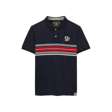 Koszulka polo w paski Superdry Vintage