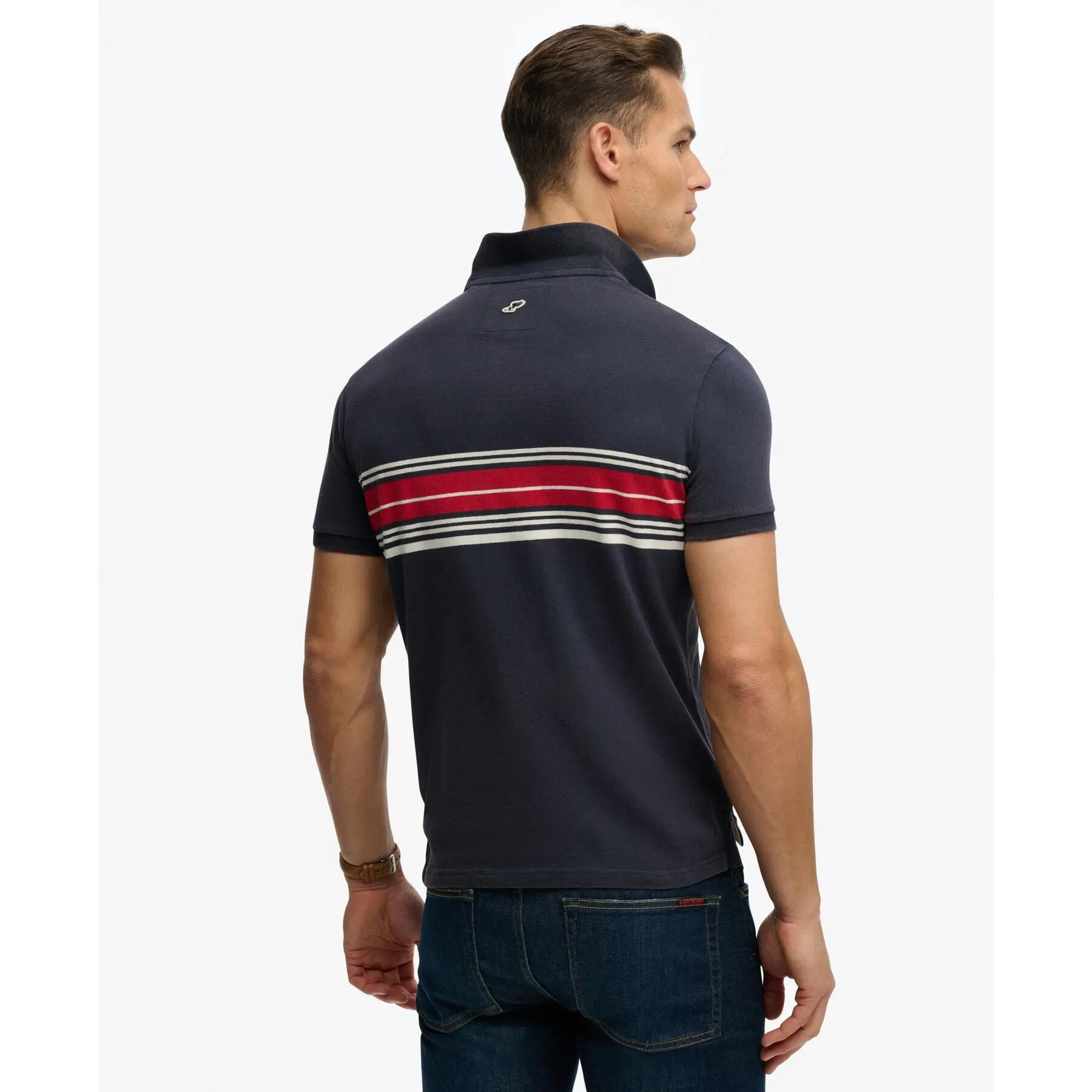 Koszulka polo w paski Superdry Vintage 4/7