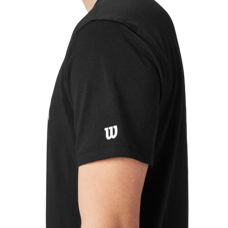 Camiseta preta com gráfico do Wilson Team 4/5