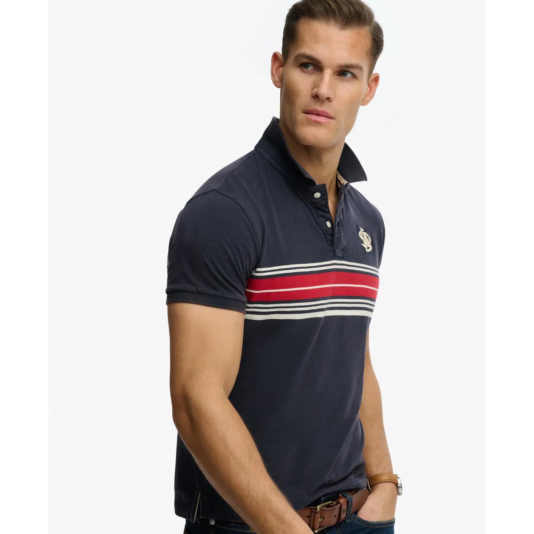 Koszulka polo w paski Superdry Vintage 6/7