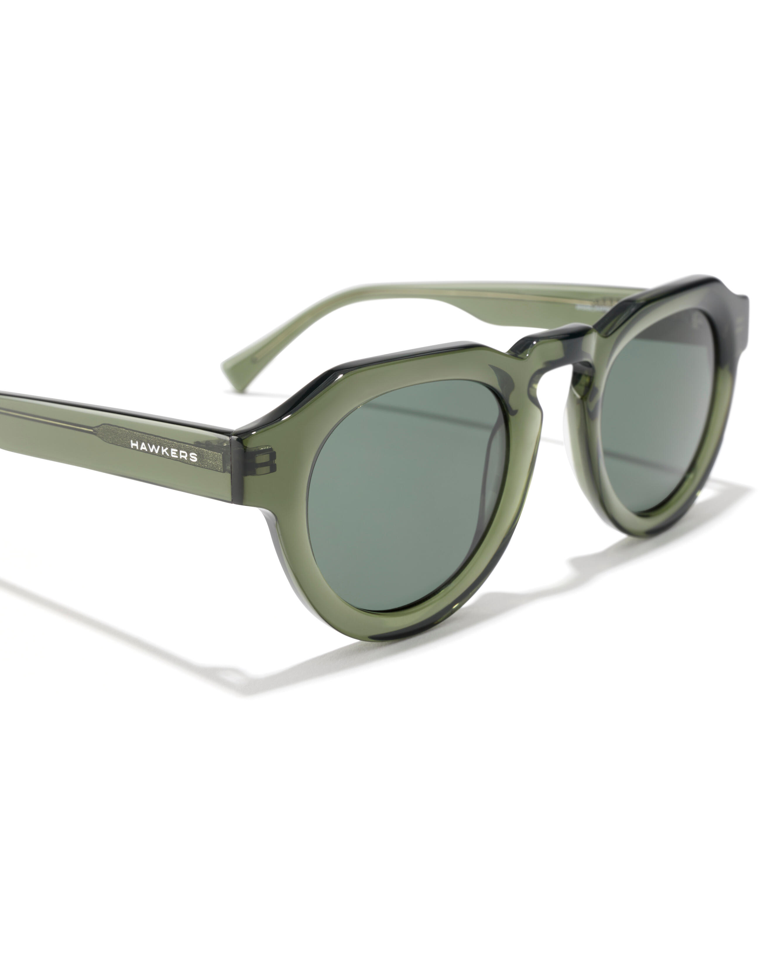 HAWKERS - Lunettes de soleil pour homme et femme WARWICK UPTOWN OLIVE GREEN 5/6