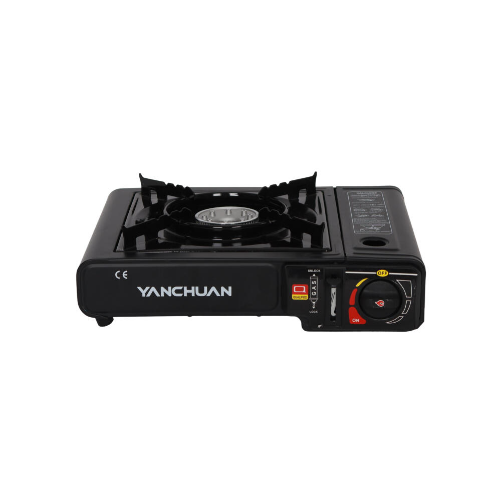 Réchaud Camping Gaz Portable avec Plancha Grill 1 Feu Compact Inuitz 4/4