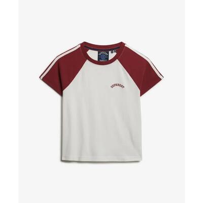 Dames-t-shirt superdry essential logo retro