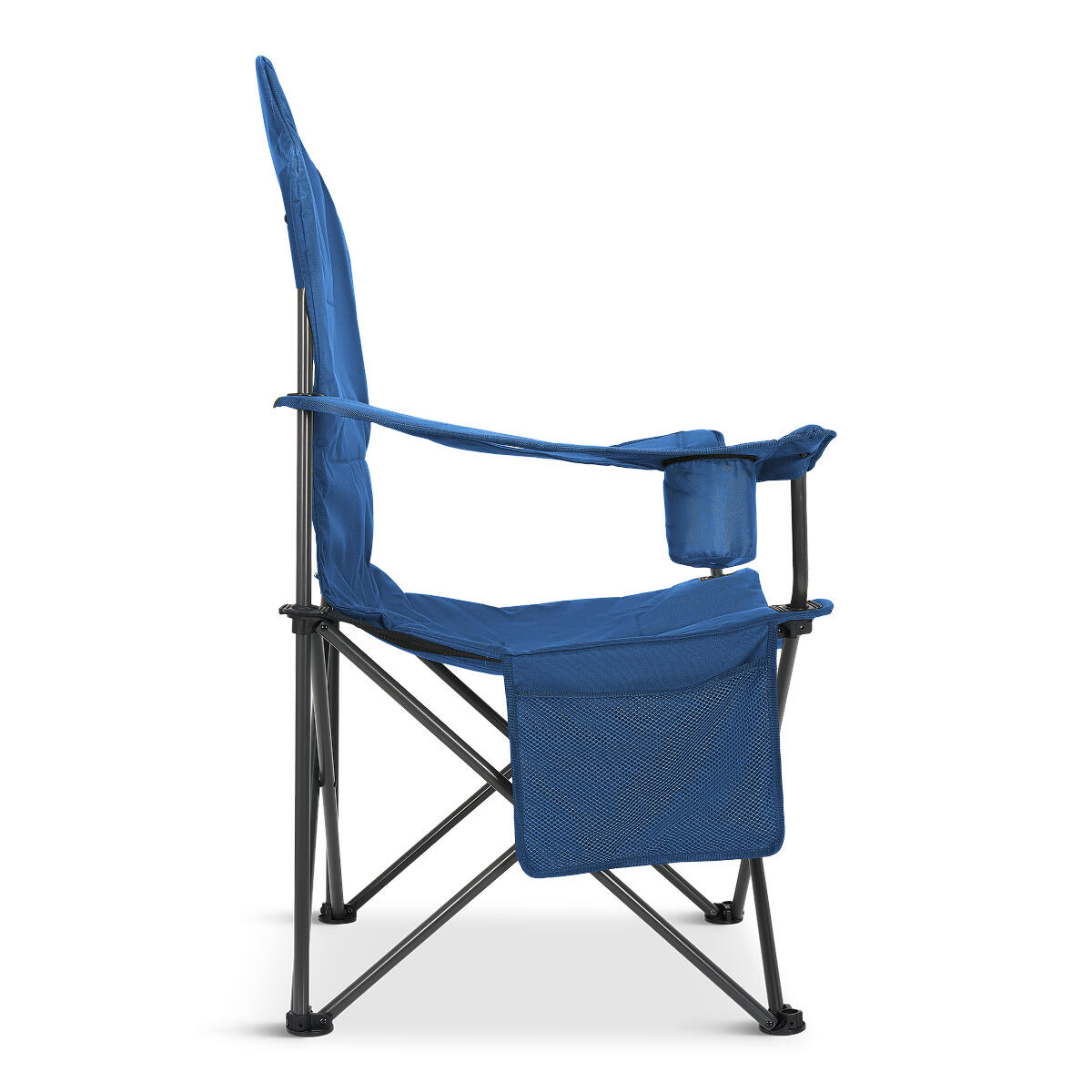 Chaises de camping - pliable - lot de 2 - charge max. 160kg - bleu 2/5