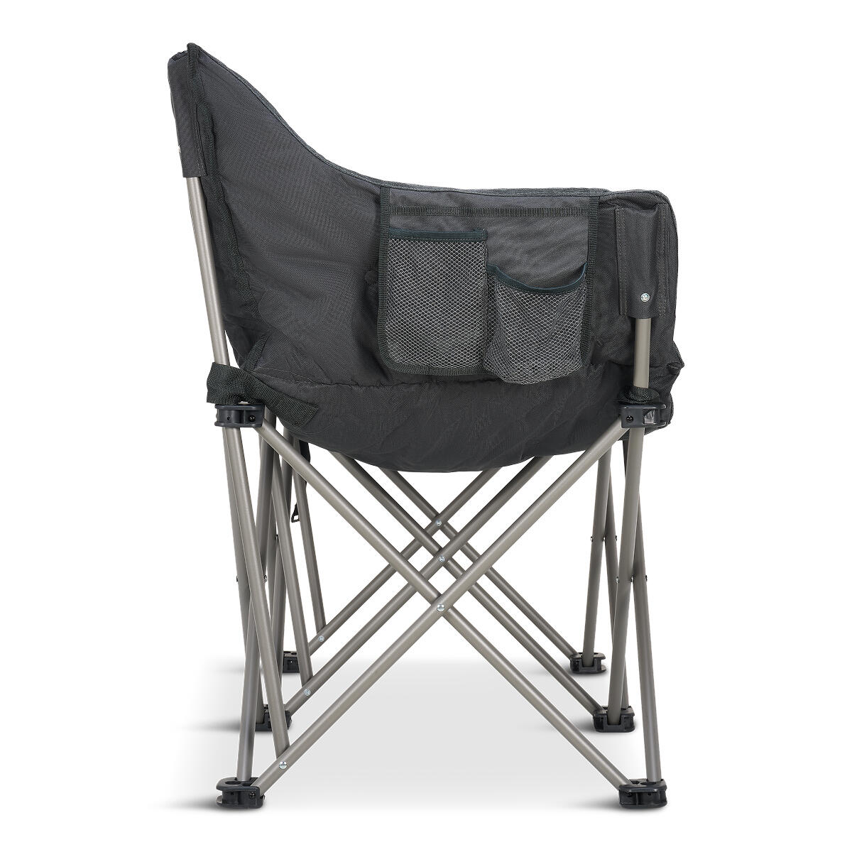 Campingstoel - opvouwbaar - 2 - persoons - 240kg draagvermogen - grijs 3/6