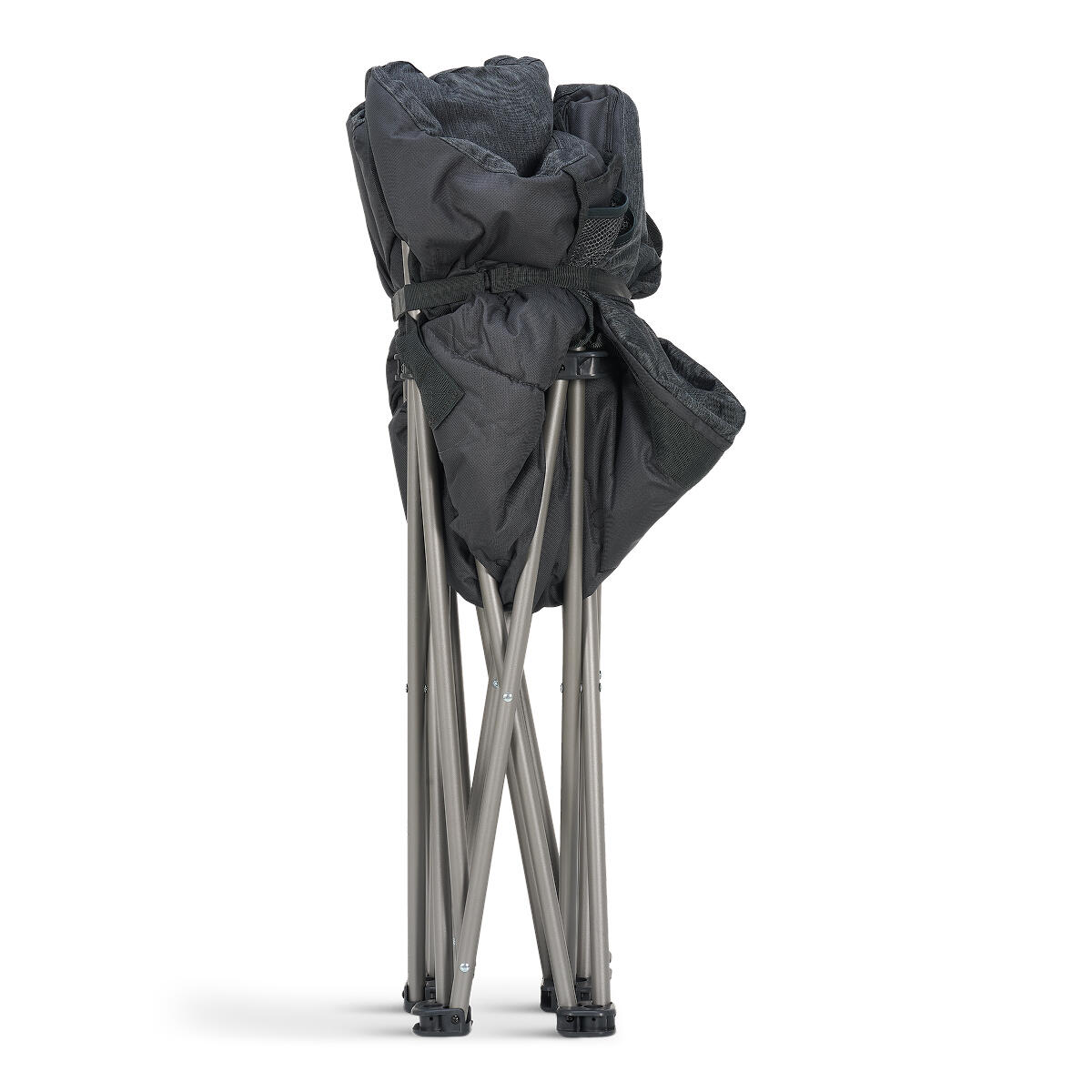 Campingstoel - opvouwbaar - 2 - persoons - 240kg draagvermogen - grijs 6/6