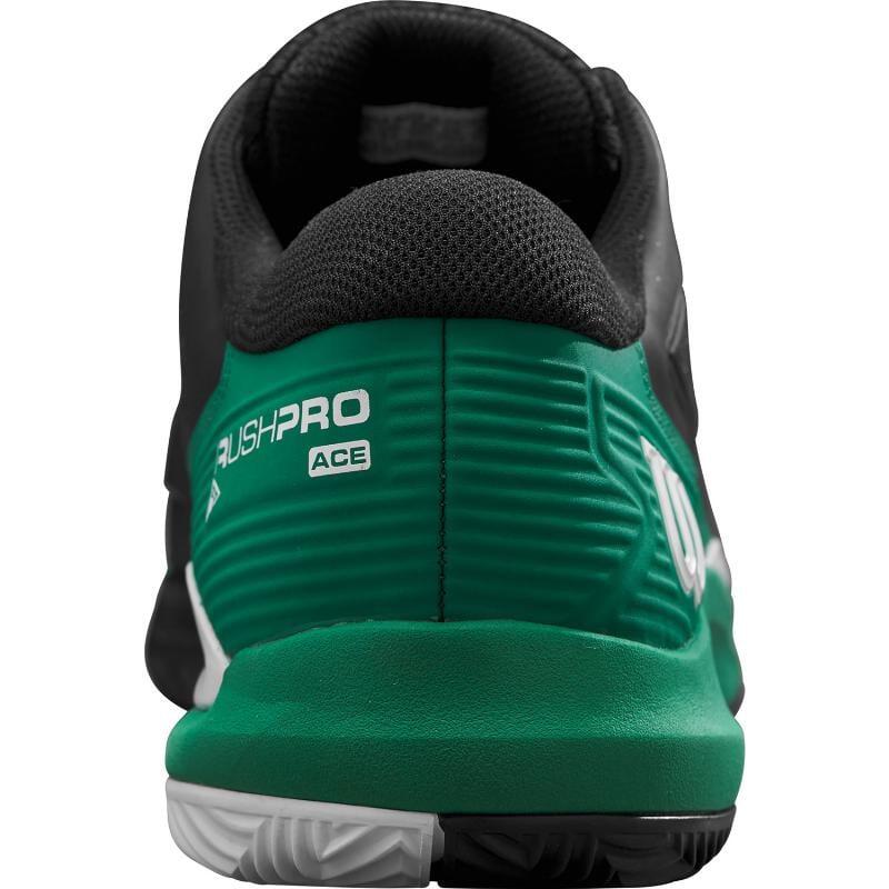 Tênis Wilson Rush Pro Ace Clay Preto Verde Branco 2/5