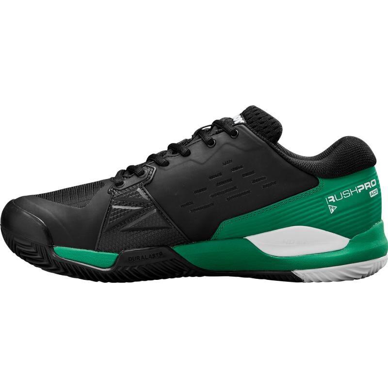 Tênis Wilson Rush Pro Ace Clay Preto Verde Branco 5/5