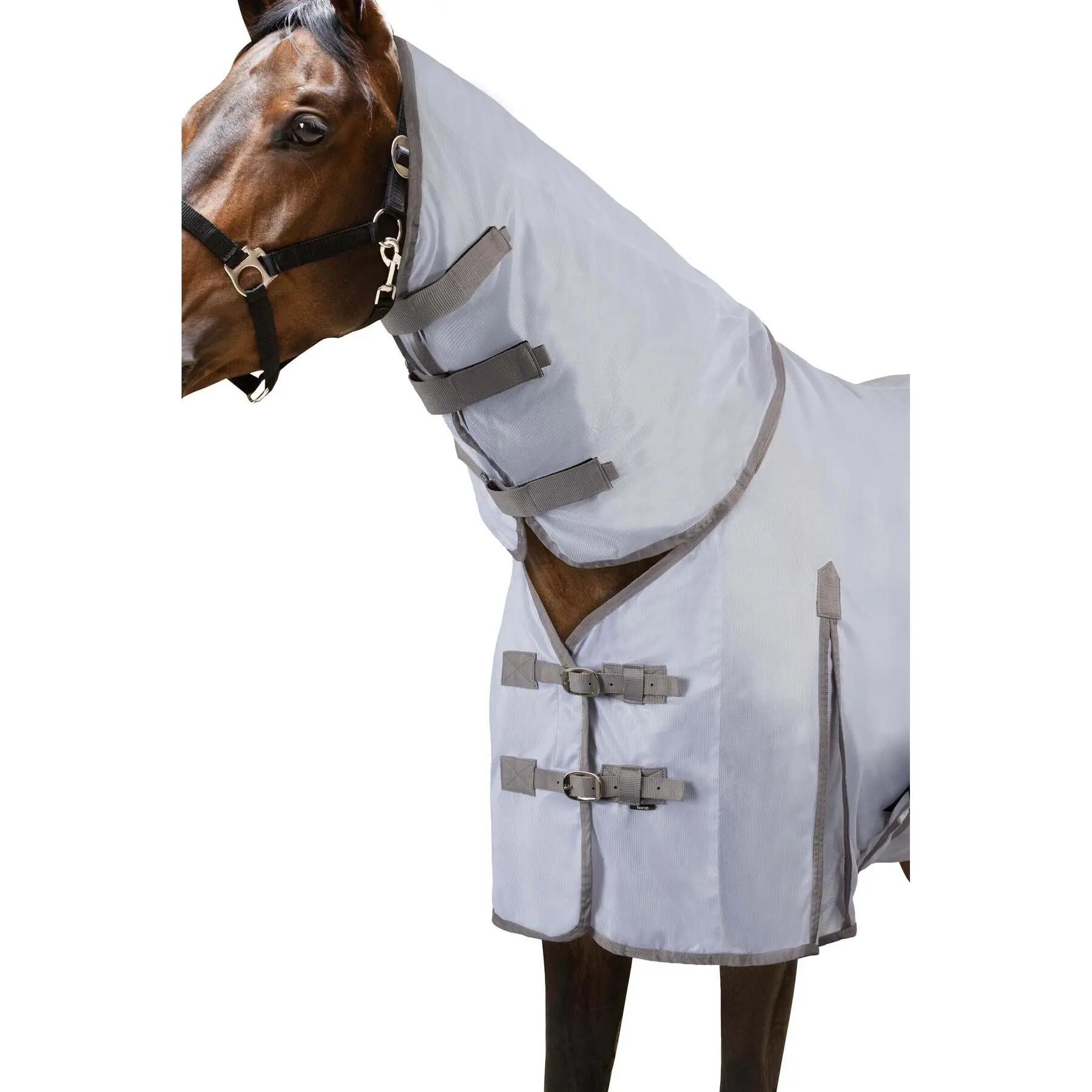 Manta de Mosca de Cavalo com Aba de Barriga Horze Defender 200g 2/6