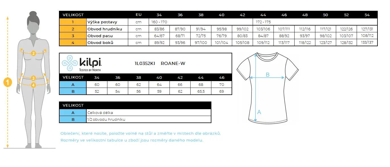 Camiseta de algodón para mujer Kilpi ROANE-W 3/3