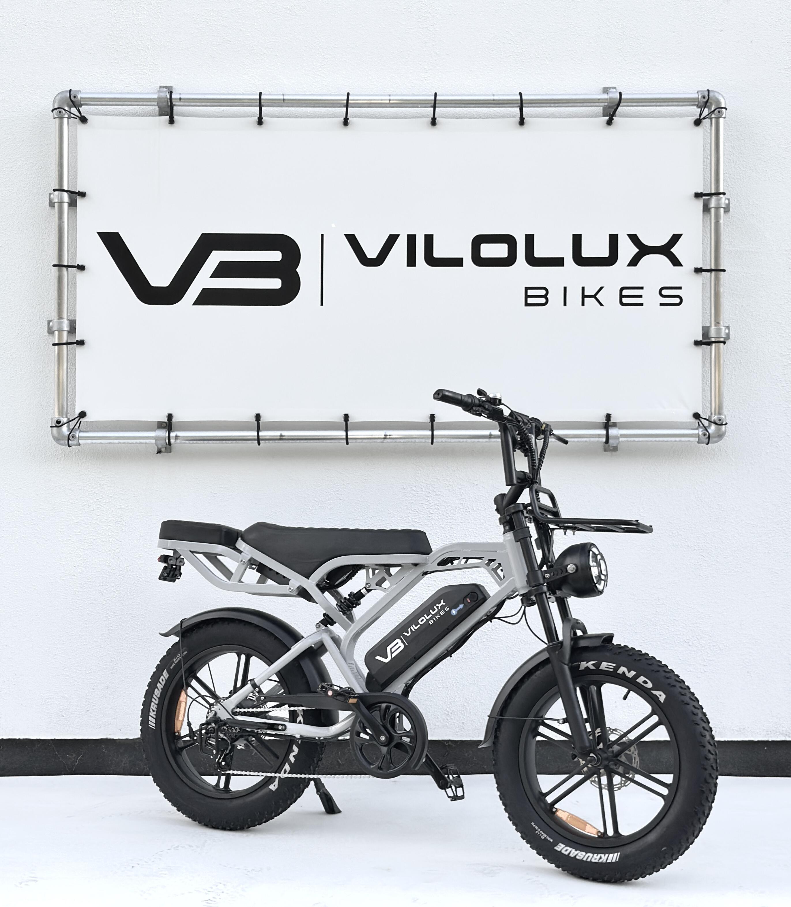 Fatbike V20 PRO met achterzit & voorrek - NARDO GREY - Rijklaar geleverd 3/3