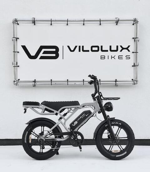 Fatbike V20 PRO met achterzit & voorrek - NARDO GREY - Rijklaar geleverd