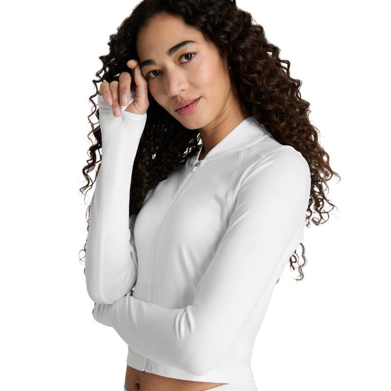 Jaqueta branca Wilson All Day Full Zip Feminina 2/5
