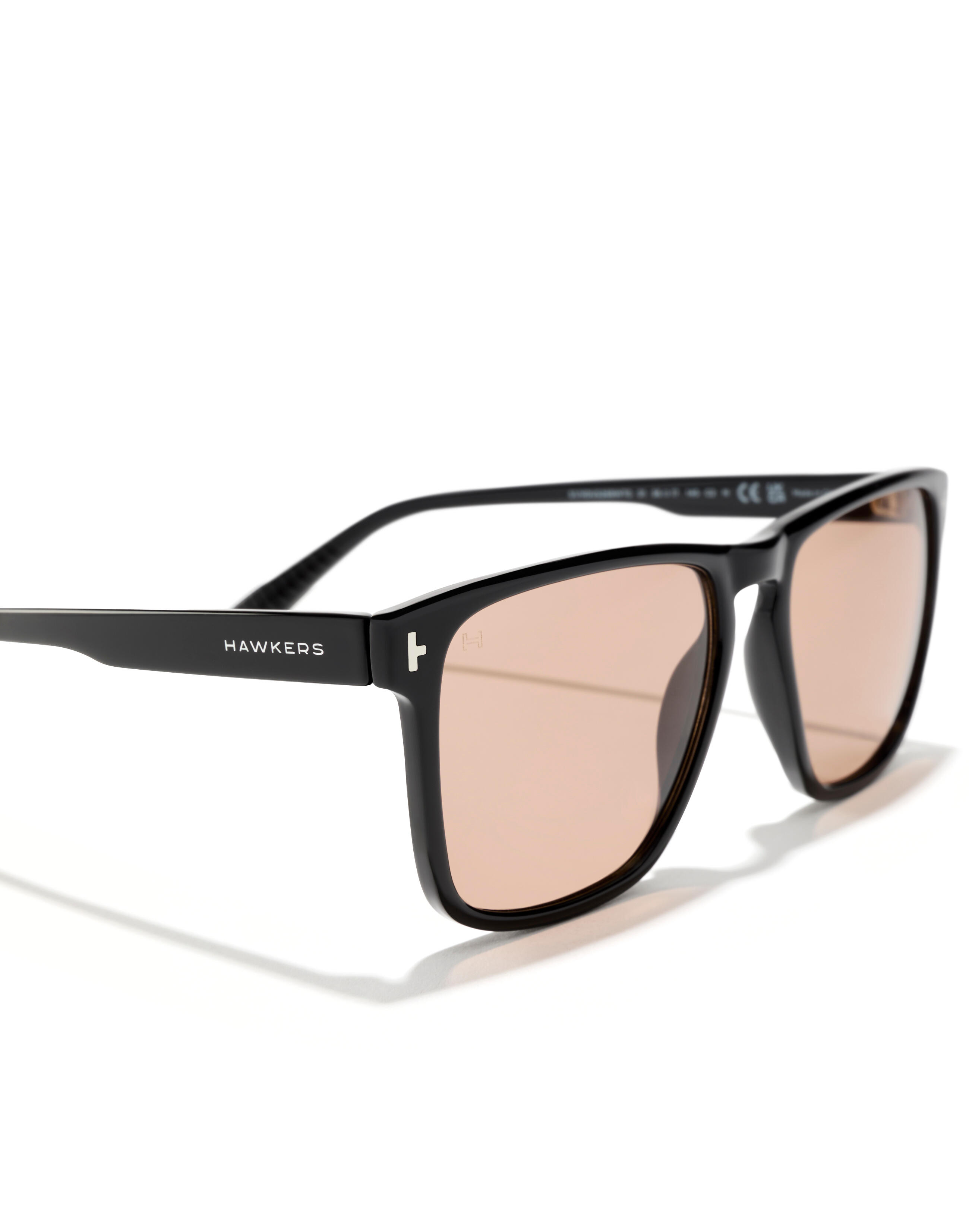 HAWKERS - Lunettes de soleil pour homme et femme DUST - BLACK NUDE BROWN 5/6