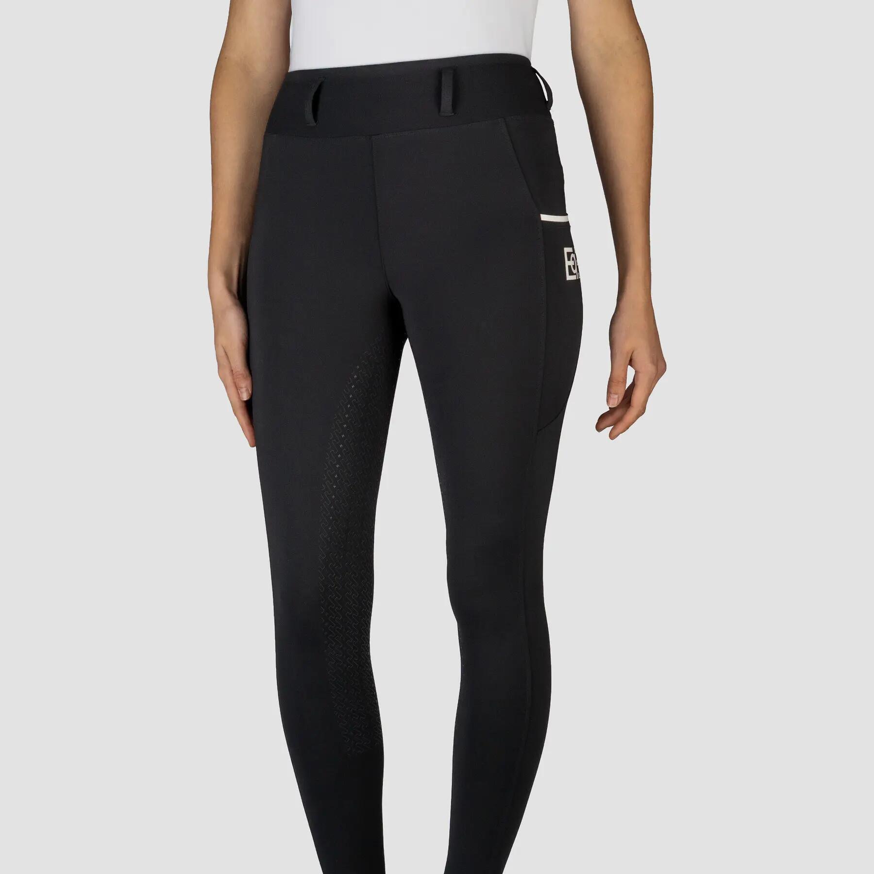 Leggings da equitazione full grip da bambina EQPRO Sofia 3/5