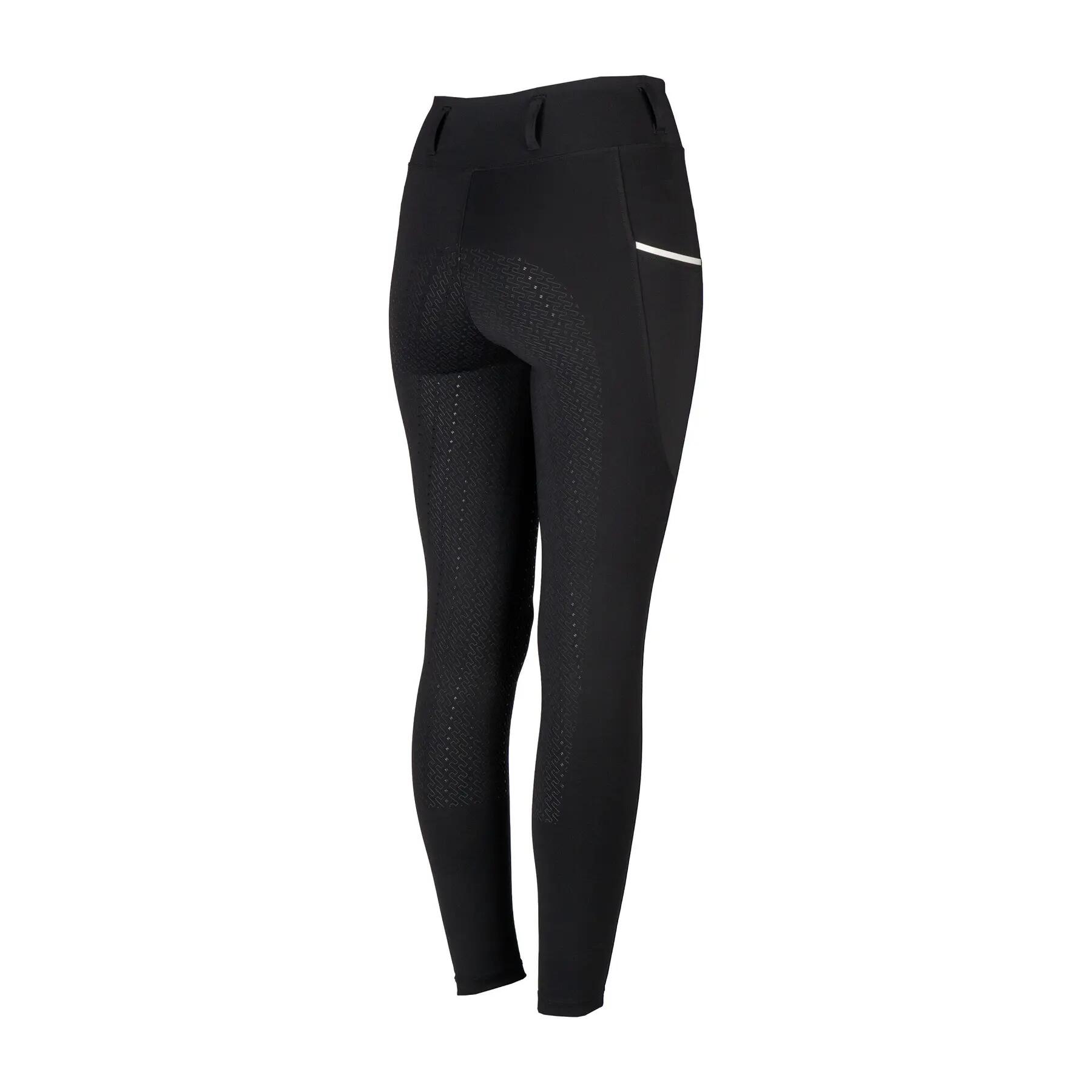Leggings da equitazione full grip da bambina EQPRO Sofia 2/5