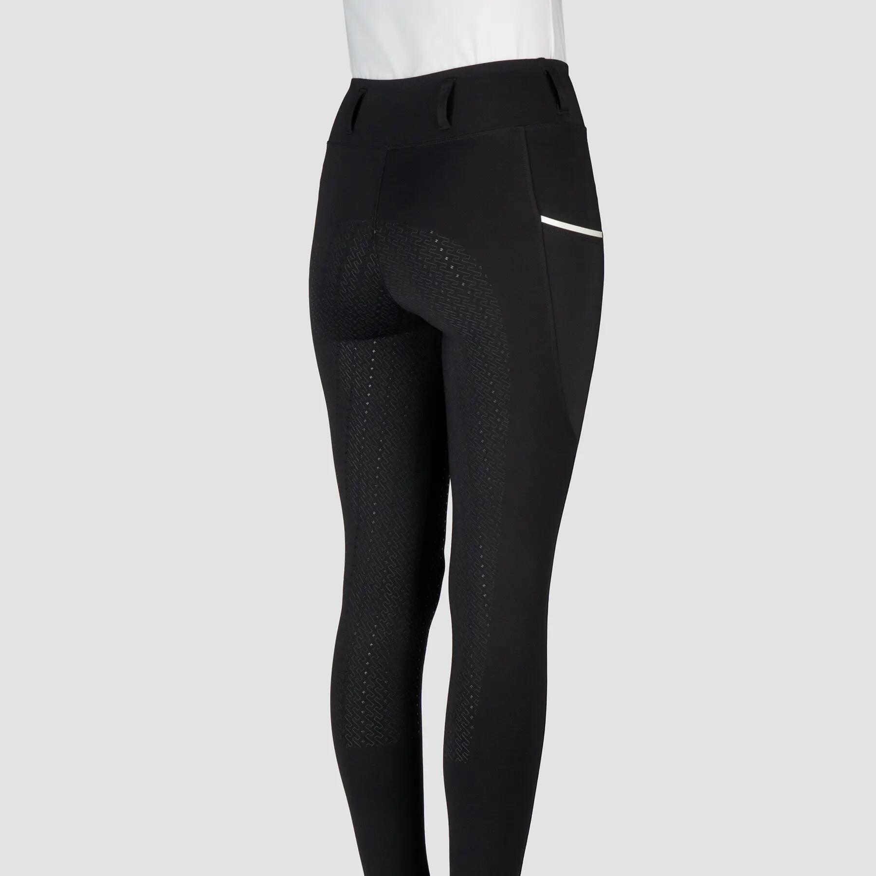 Leggings da equitazione full grip da bambina EQPRO Sofia 4/5