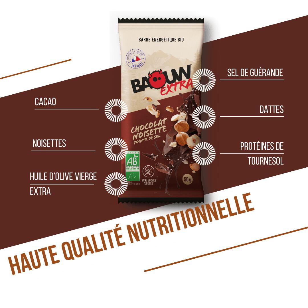 Barretta Extra BIO Cioccolato e Nocciole 50 g 3/7