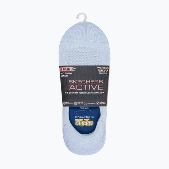 Chaussettes femme SKECHERS Non Terry No Show Liner 3