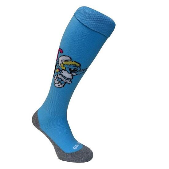 Hingly Chaussettes de sport longues Hingly Schtroumpfette bleu clair