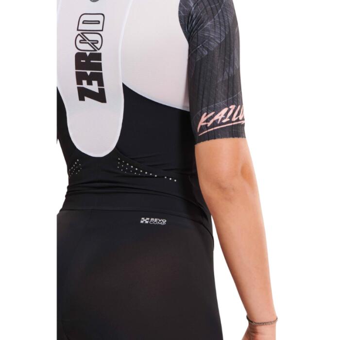 Trisuit Triathlon Donna Zerod TTSUIT Racer Black Volt 5/6
