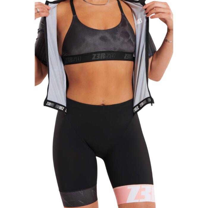 Trisuit Triathlon Donna Zerod TTSUIT Racer Black Volt 6/6