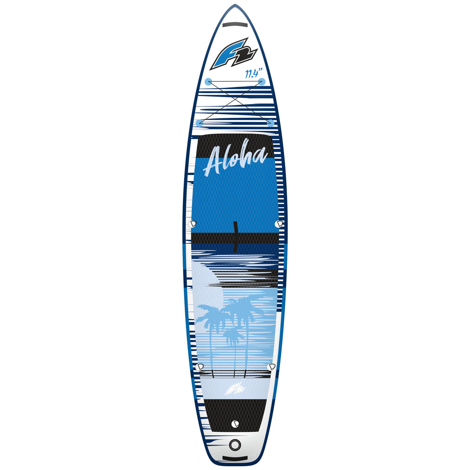 Deska SUP Pompowana F2 Aloha 11'4" 347cm Blue + Elektryczna pompka PBG 6