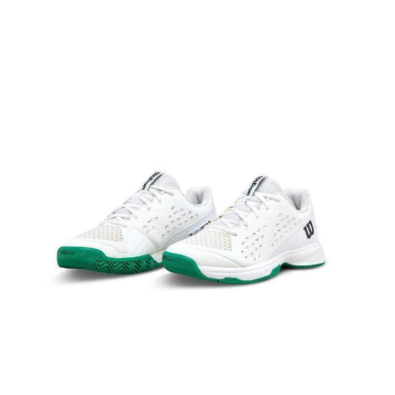 Zapatillas Wilson Rush Pro L Blanco Verde Junior 3/5