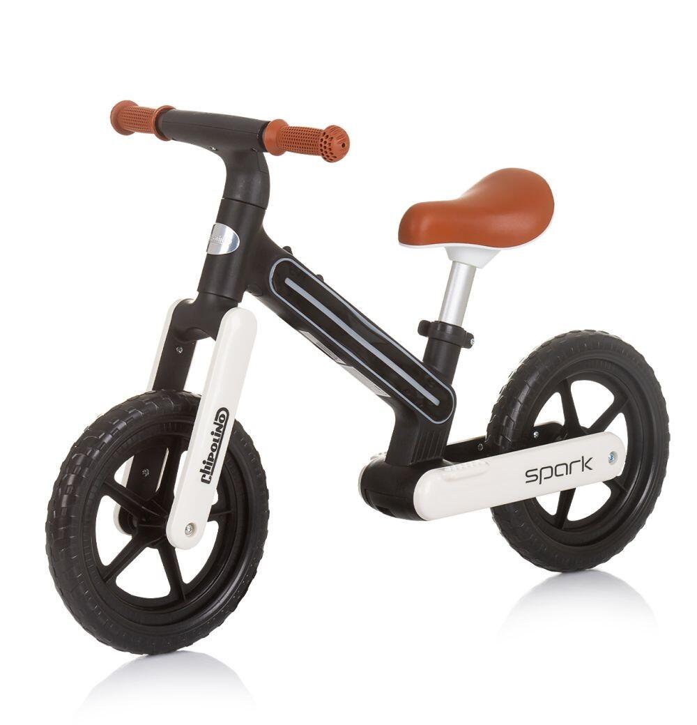 Infantil Paseo Bicicleta equilibrio sin pedales ligera SPARK Black/white 2/6