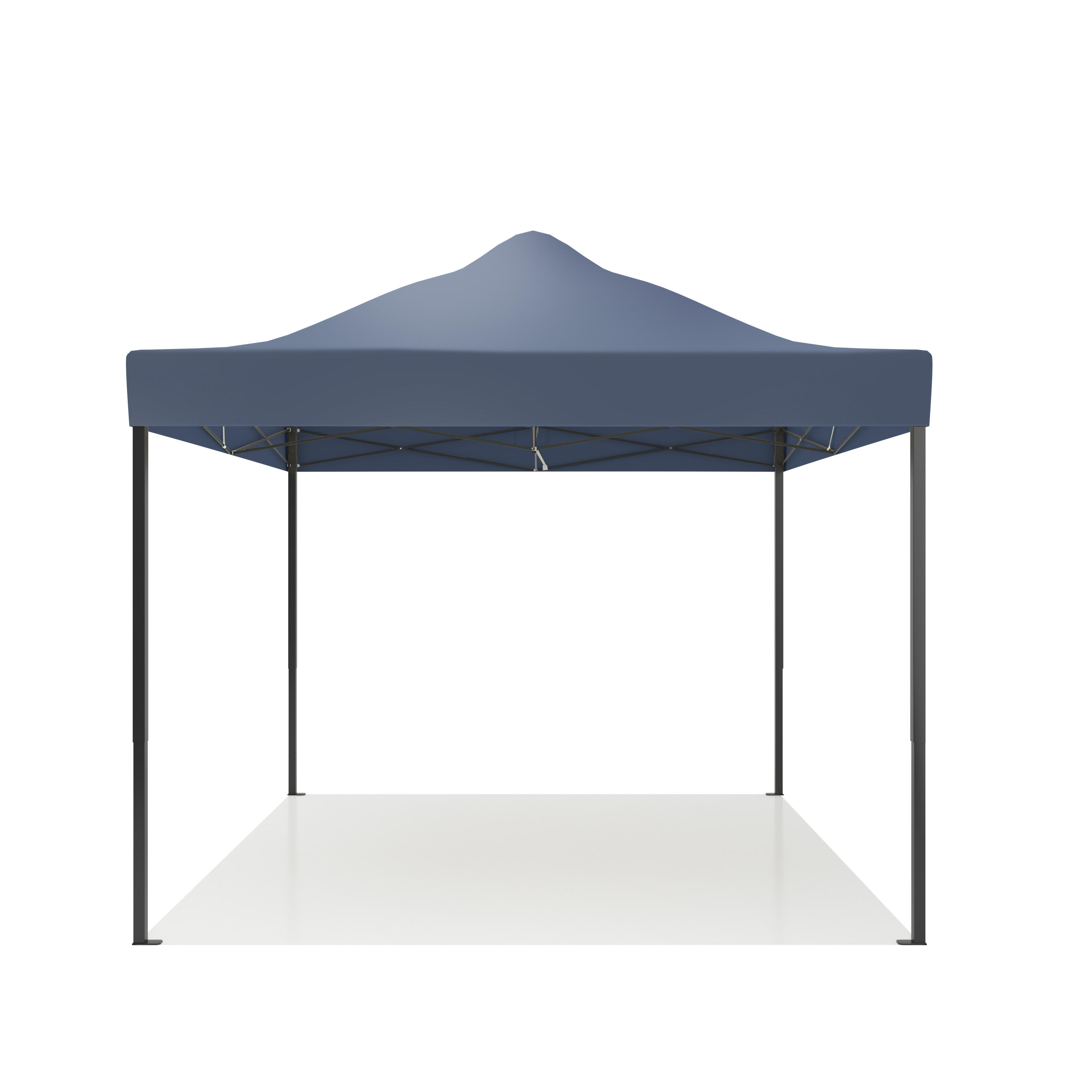 Partytent - opvouwbaar - 3x3 m - easy up - paviljoen - waterdicht - donkerblauw 5/6