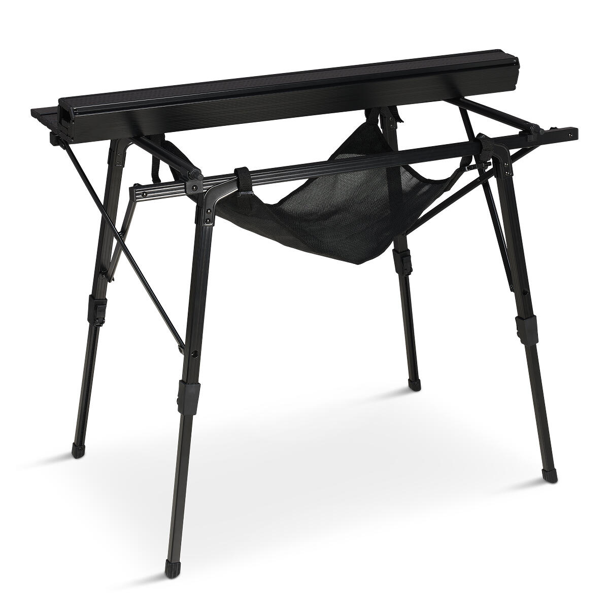 Campingtafel verstelbaar - inklapbare tafel - 90x52x71cm - zwart 2/6