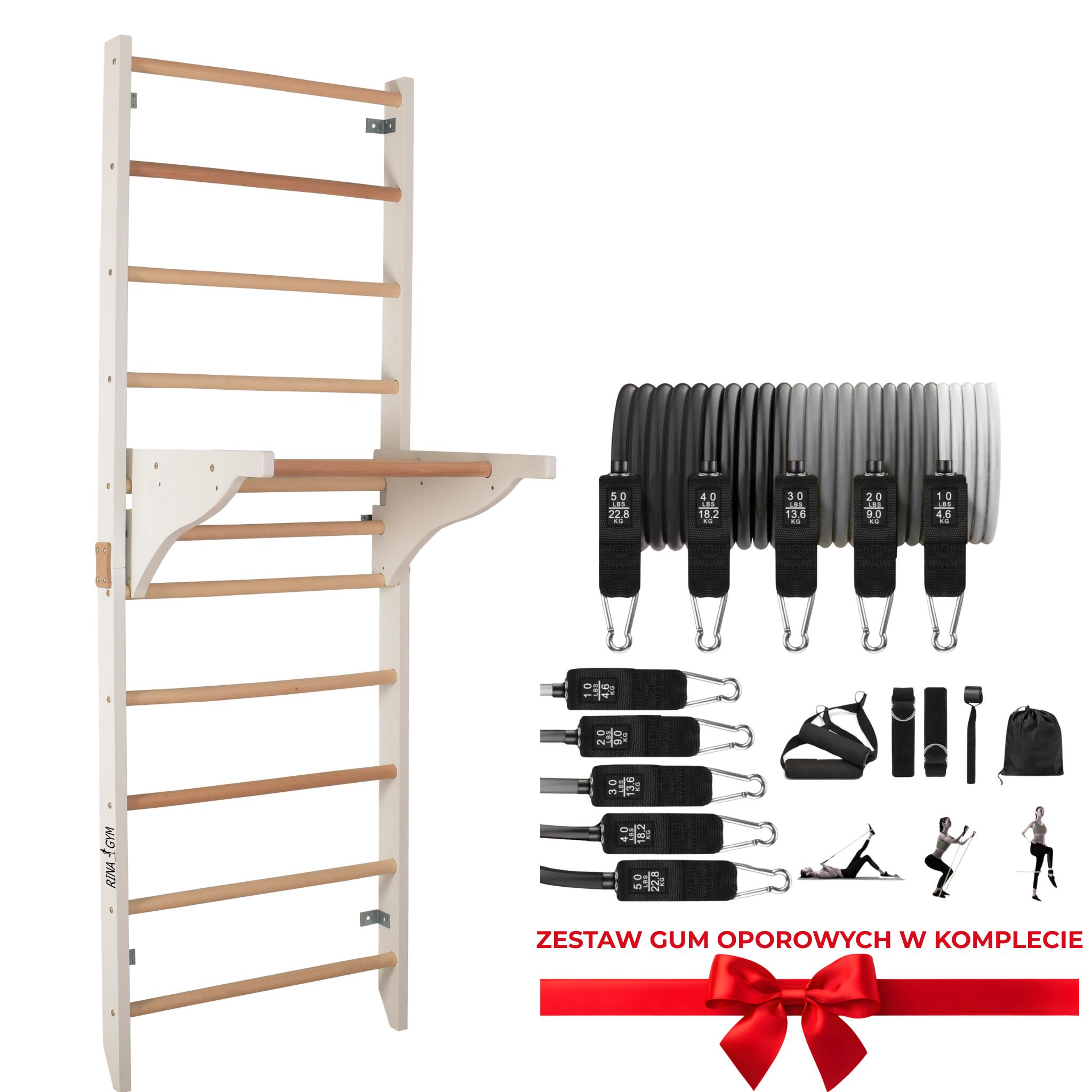 Espalier avec barres parallèles & barre amovible PRO PURE 3/6