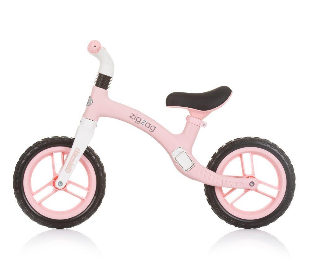 Infantil Paseo Bicicleta equilibrio sin pedales ligera ZIG ZAG Pink 3/5