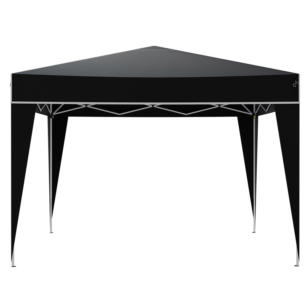 Partytent plus - opvouwbare tent - paviljoen - 3x3 m - easy up - zwart 2/5