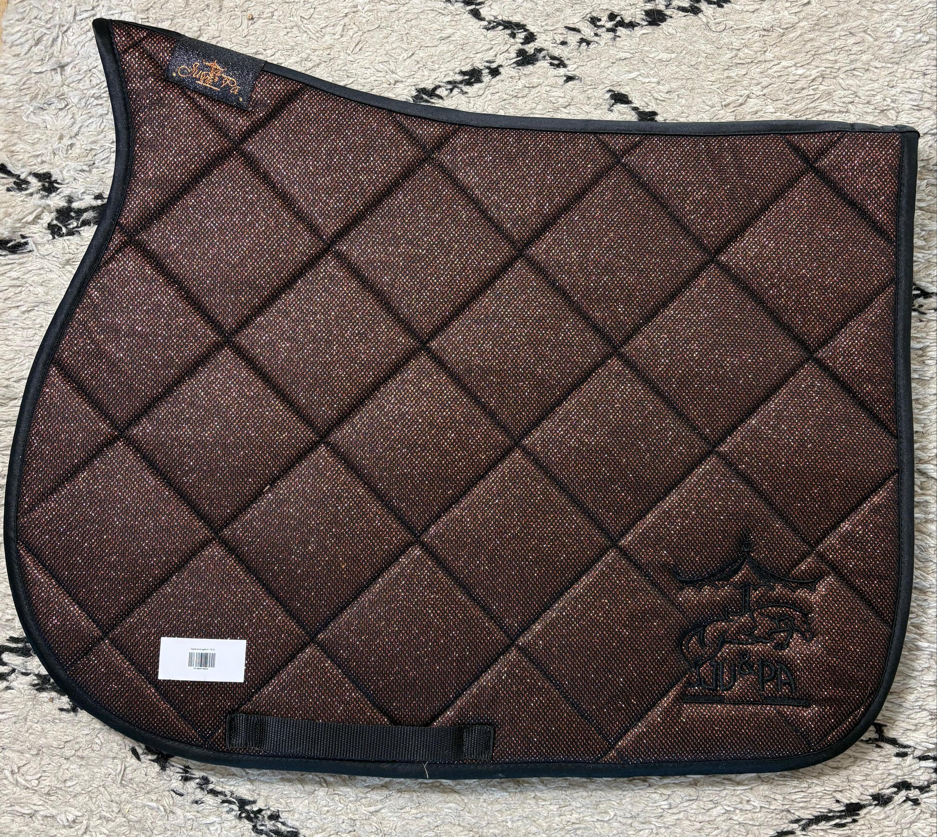 Tapis de selle Glitter Marron - Ju & Pa 1/2