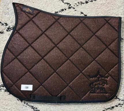 Tapis de selle Glitter Marron - Ju & Pa