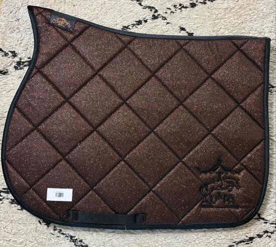 Tapis de selle Glitter Marron - Ju & Pa