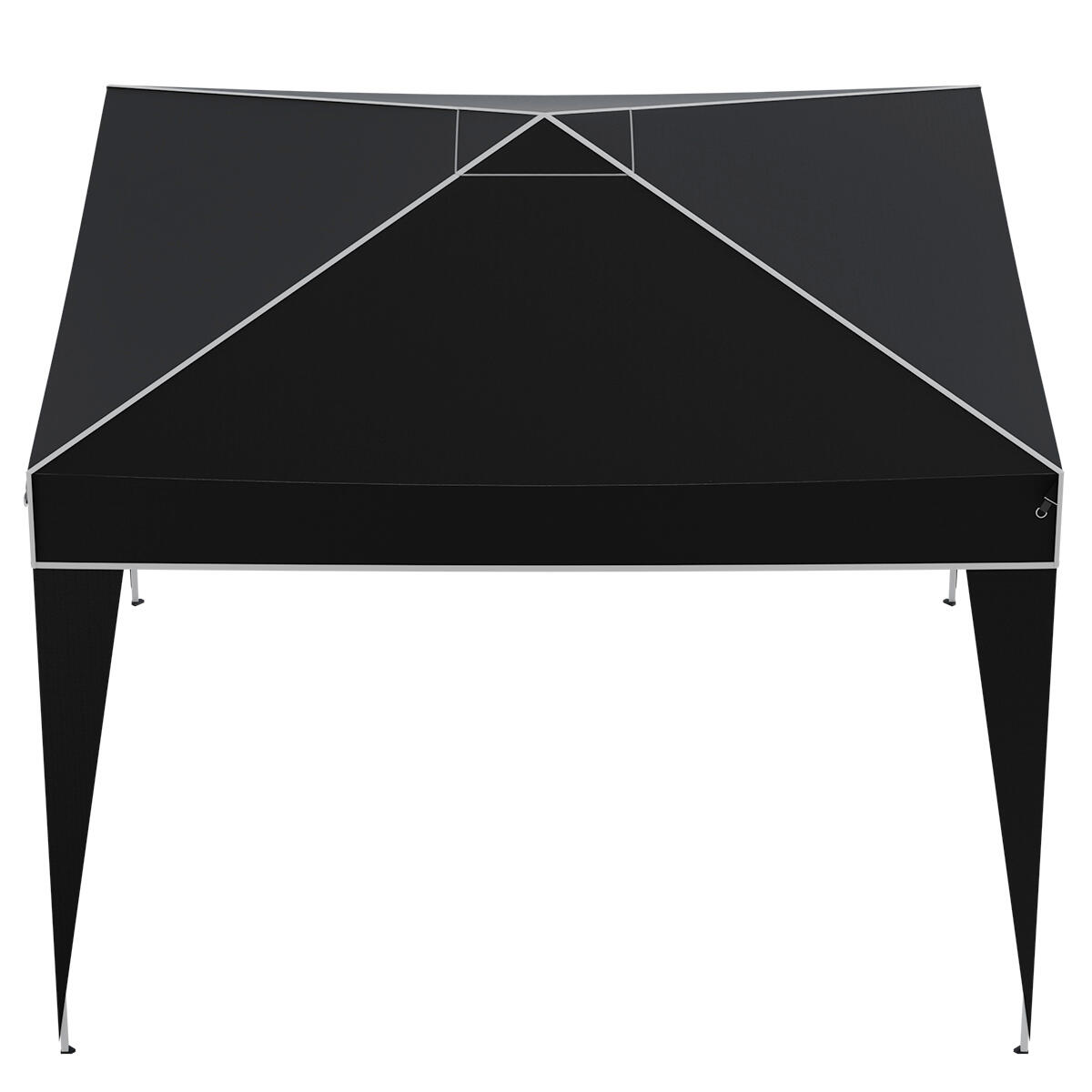 Partytent plus - opvouwbare tent - paviljoen - 3x3 m - easy up - zwart 4/5