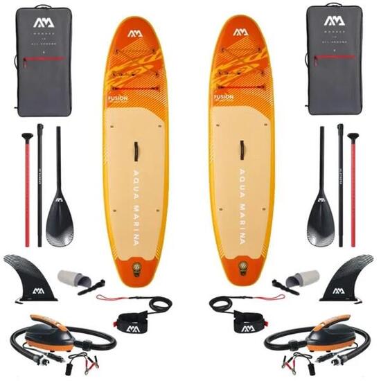 Aqua Marina Fusion 10’10 aufblasbares Paddle-Set (2er-Set) – Freizeit-Duo