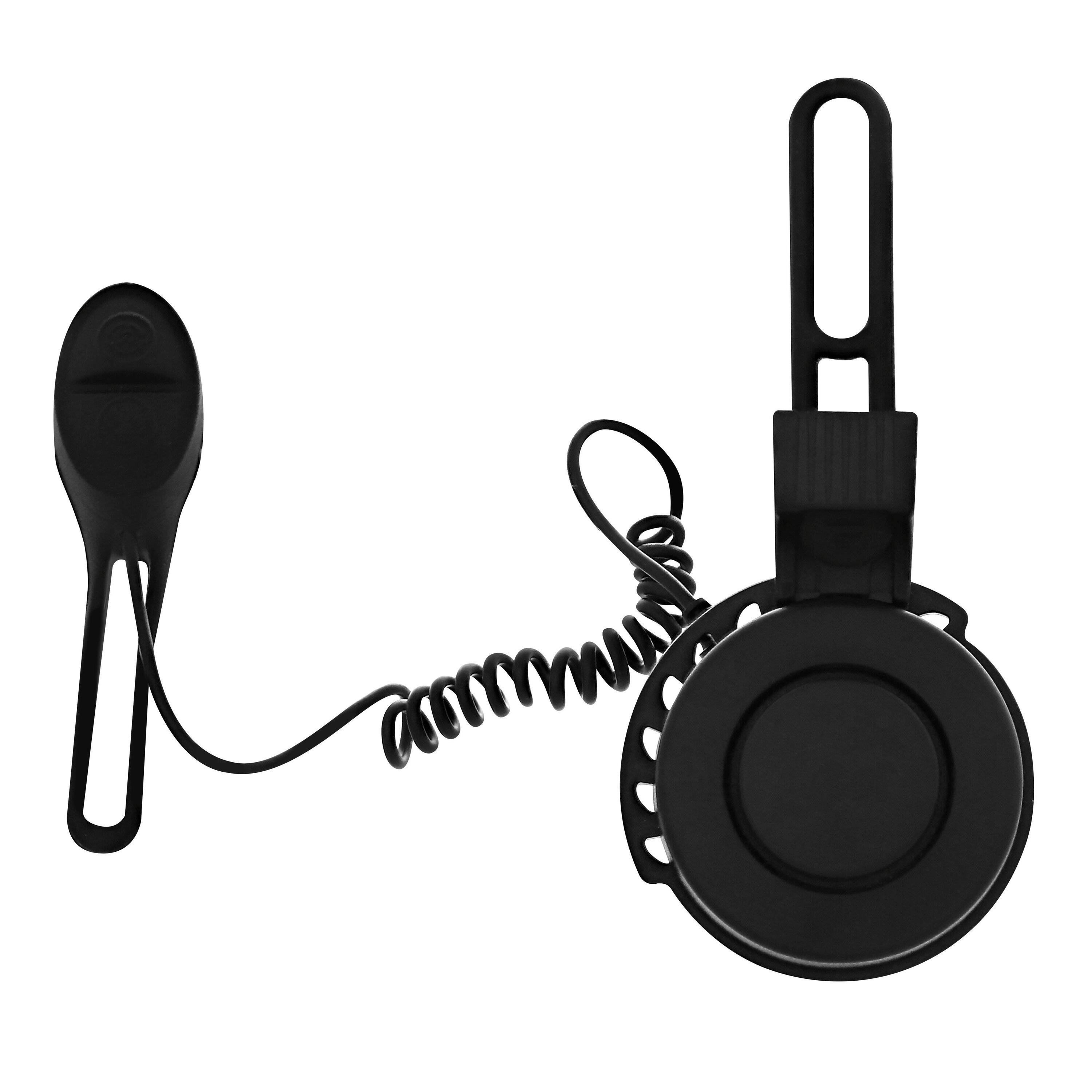 T'nB - Sonnette pour Vélo Tingoo Power, Puissance 120 dB, USB Noir 3/4