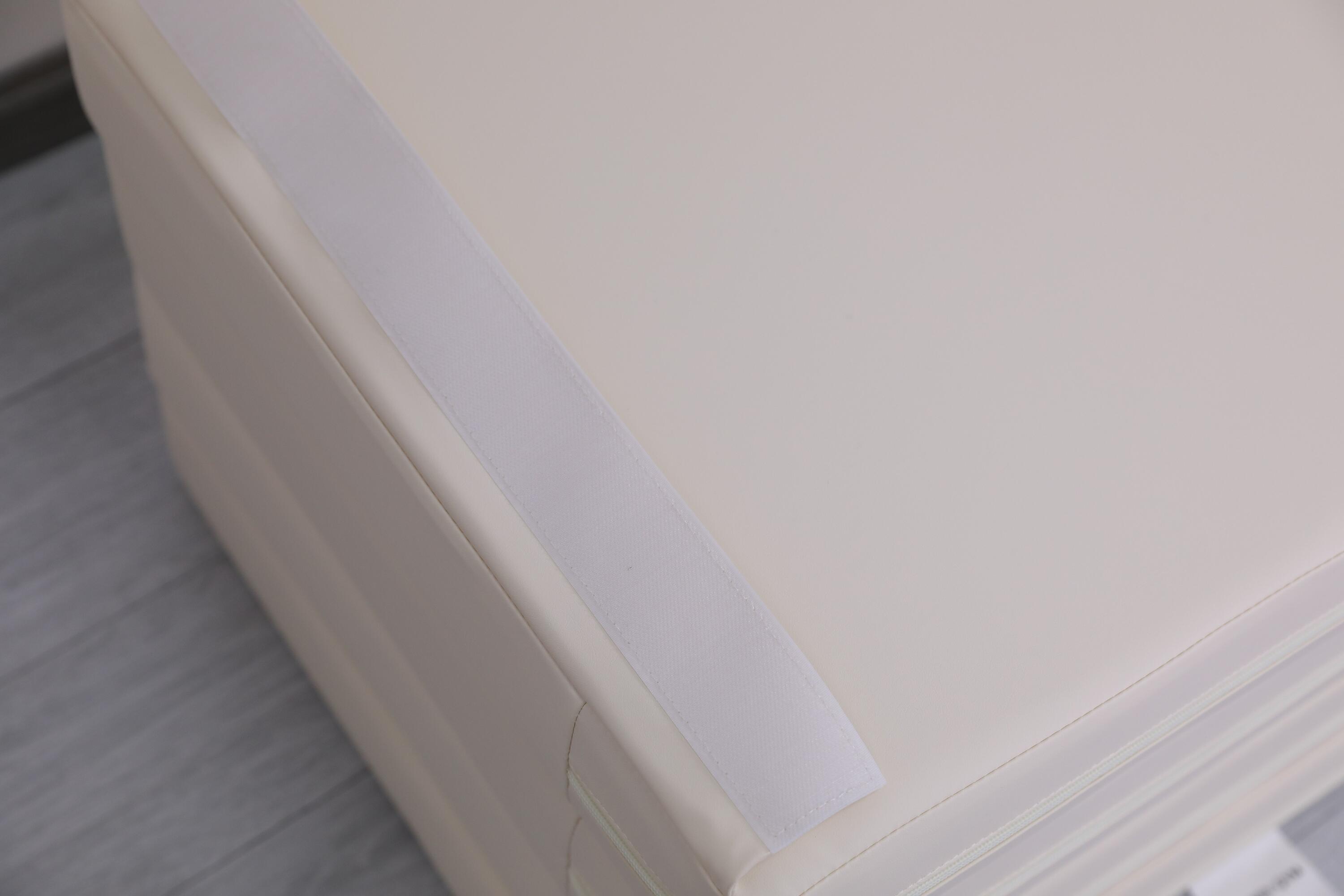 Gymnastikmatratze Satellite PU 100x100x10 cm - vierteilig weiß 7/7