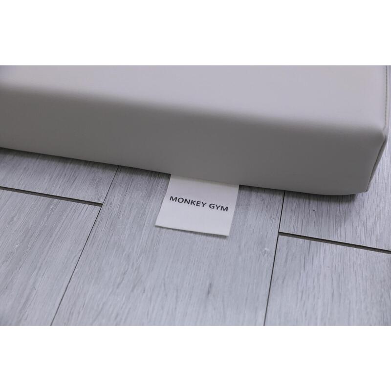 Copii Fitness Saltea PU Pliabilă 3 Secțiuni 150x100x8 cm Satellite Gri