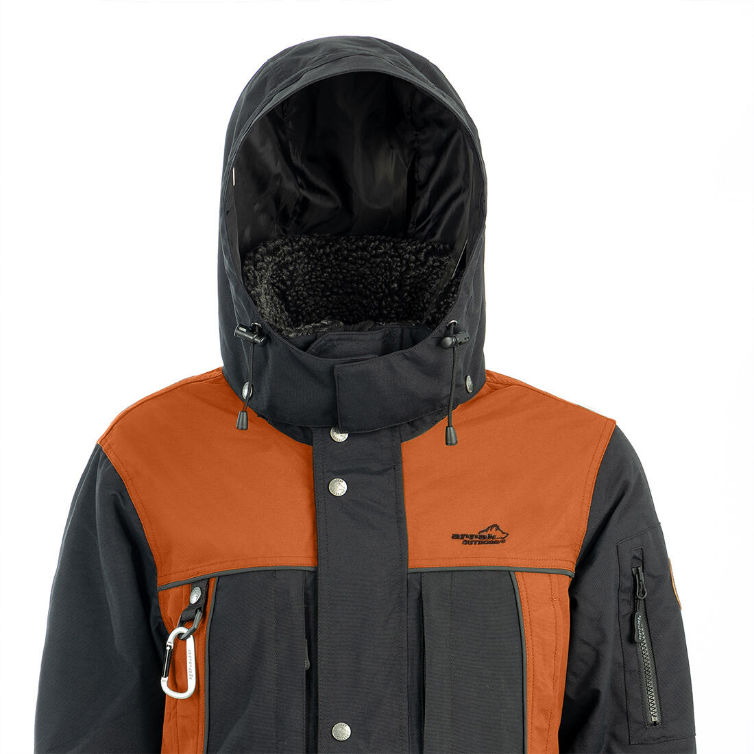 Originaljacke Herren Anthrazit/Orange 4/7