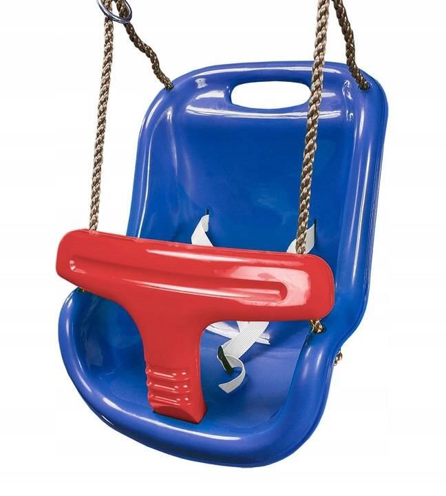 Balançoire à godet amusante - bleu/rouge 5/5