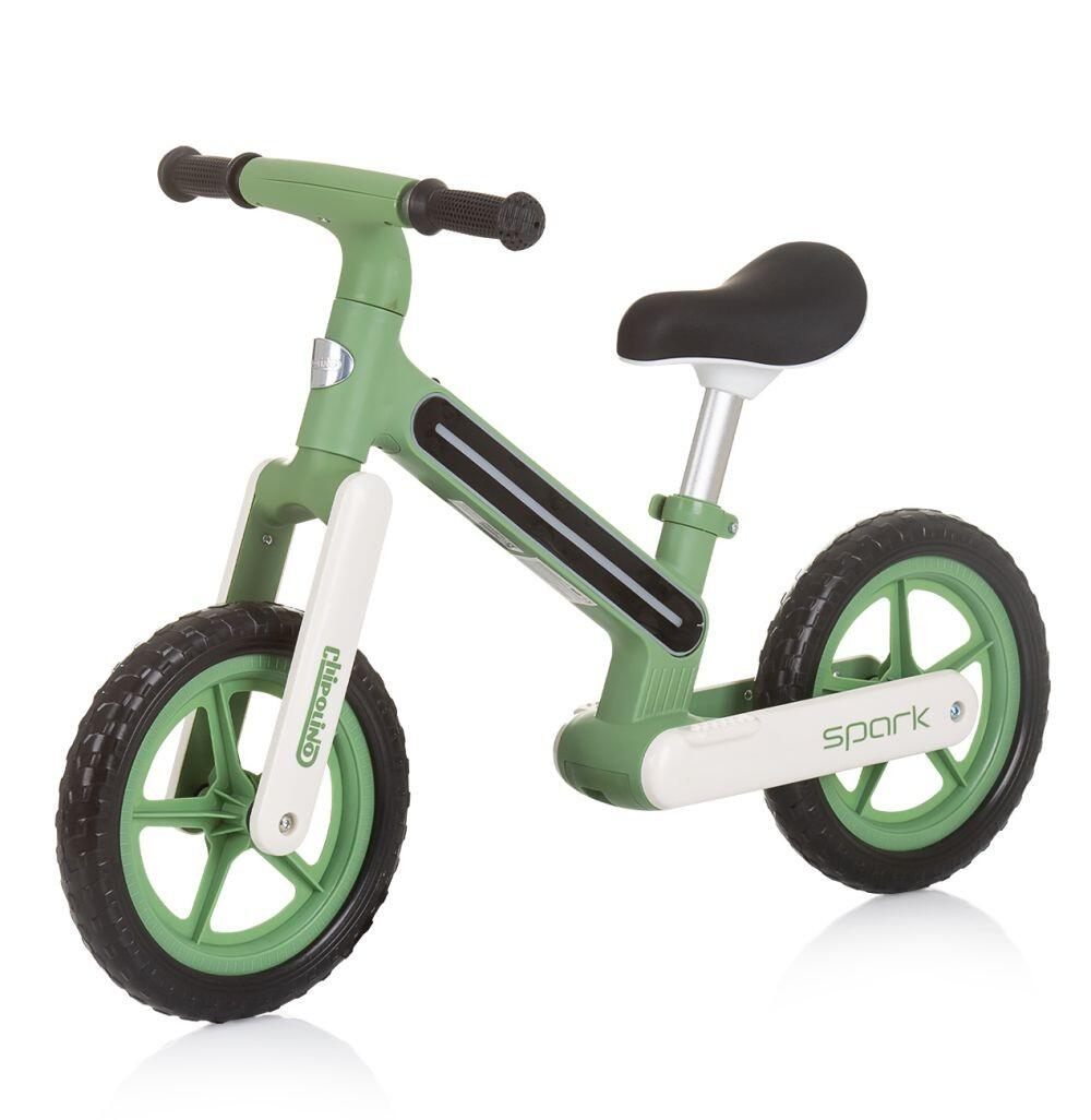 Infantil Paseo Bicicleta equilibrio sin pedales ligera SPARK Green 2/6